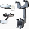 360°Rotatable and Retractable Car Phone Holder, Multifunctional Rearview Mirror Mobile Holder Promax.pk