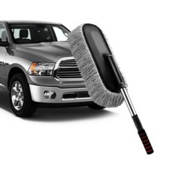Car Duster Extendable Long Handle Microfiber Car Duster Exterior Scratch Free Car Cleaning Tool, Car Dust Brush for Truck, Pickup, SUV, RV, Motorcycle, Boats and Home Cleaning Promax.pk