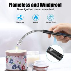 USB Rechargeable Electric Plasma Gas Lighter for Kitchen promax.pk