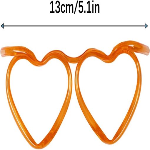 Straw Glasses Soft Plastic Straw Reusable Fun Loop Drinking Tube Eyeglasses promax.pk