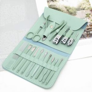 16 pcs Scissors Nail Clippers Set Dead Skin Pliers Pedicure Nail Groove PROMAX.PK