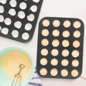 24 holes Mini Muffin Cupcakes Mould Baking Bakeware Tray Pan promax.pk
