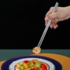 5 Pairs Reusable Chopsticks Stainless Steel Metal promax.pk