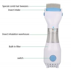 Electrical Head Lice Comb Lice Solution Chemical Free Kills Head Lice Capture Lice Removal Treatment Lice Combs promax.pk