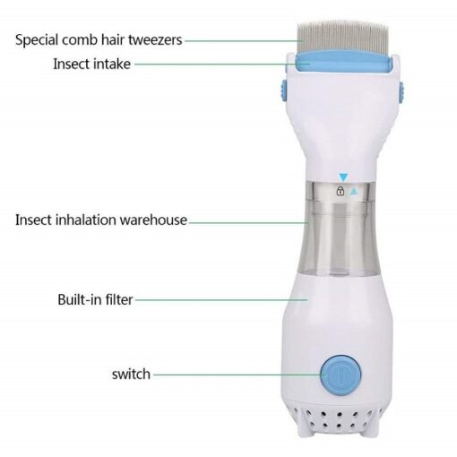 Electrical Head Lice Comb Lice Solution Chemical Free Kills Head Lice Capture Lice Removal Treatment Lice Combs promax.pk