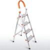 4 Step Aluminium Folding Ladder Stool Stepladders Promax.pk