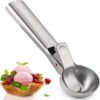 Stainless Steel Ice Cream Scooper with Trigger Release promax.pk